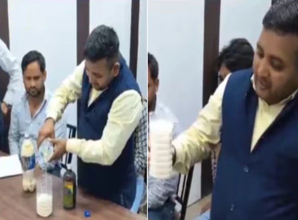 ایک لیٹر کیمیکل سے 500 لیٹر جعلی دودھ تیار کرنے والا ملزم گرفتار