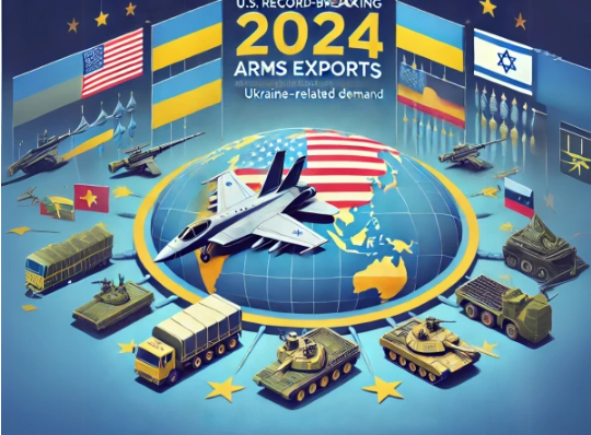 امریکی اسلحے کی برآمدات تاریخ کی بلند ترین سطح پر پہنچ گئیں