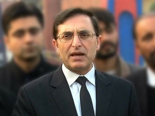 مذاکرات کی بحالی پر دوبارہ غور کیلیے حکومت کمیشن کا اعلان کرے، بیرسٹر گوہر