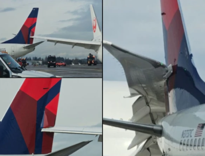 امریکا میں ایئرپورٹ پر دو طیارے ٹکرا گئے