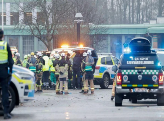 سویڈن کے اسکول میں فائرنگ