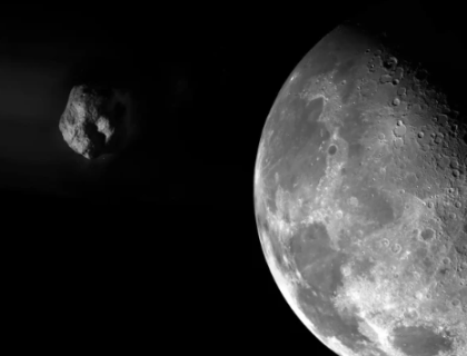 10 منزلہ عمارت جتنا سیارچہ چاند سے ٹکرانے کے قریب