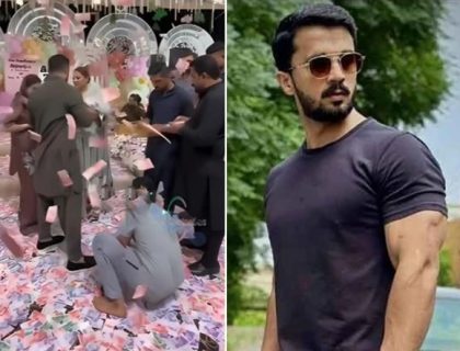 رجب بٹ باز نہیں آئے، بھانجی کے عقیقے پر دولت کی بے جا نمائش