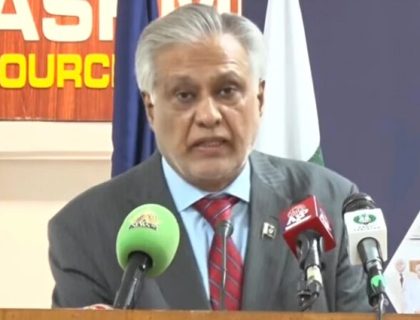 پاکستان اپنے شہریوں کو بھارتی آبی جارحیت کے نتیجے میں یرغمال نہیں بننے دے گا، اسحاق ڈار