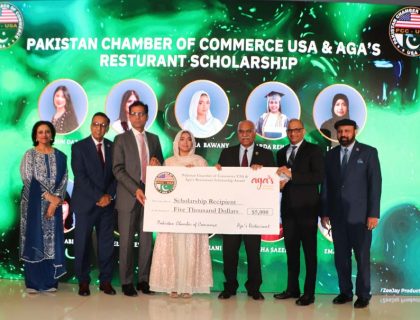 پاکستان چیمبرکامرس آف یوایس اے (PCC-USA)اور آغاز ریسٹورنٹ کے تعاون سے مستحق طلباء میں اسکالر شپ تقسیم کئے گئے(تقریب کی تصویری جھلکیاں)