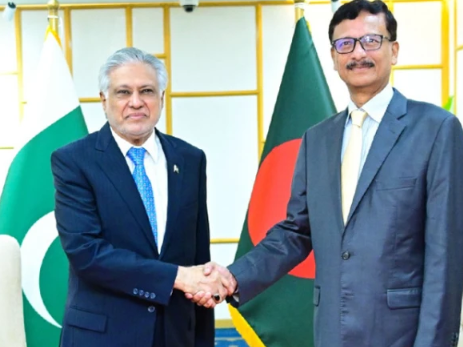 اسحاق ڈار کی بنگلا دیشی مشیر خارجہ سے ملاقات