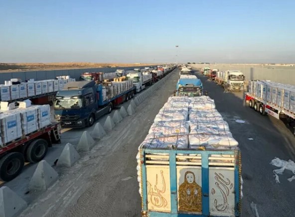 اسرائیل نے 22 ہزار امدادی ٹرکوں کو غزہ میں داخل ہونے سے روک دیا
