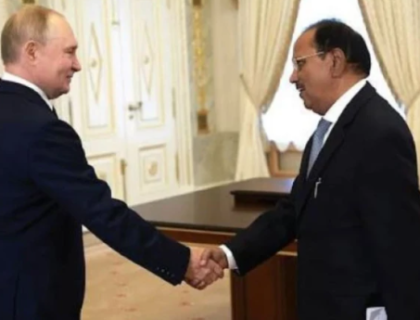 پیوٹن کی بھارتی سیکیورٹی چیف سے ملاقات
