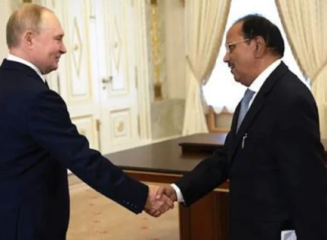 پیوٹن کی بھارتی سیکیورٹی چیف سے ملاقات