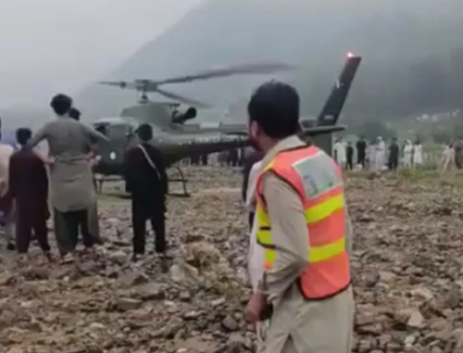 کے پی حکومت کا سرکاری ہیلی کاپٹر گرکر تباہ