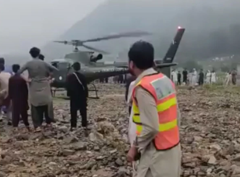 کے پی حکومت کا سرکاری ہیلی کاپٹر گرکر تباہ