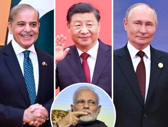 بیجنگ پریڈ میں چینی صدر، پیوٹن اور شہباز شریف ایک ساتھ، بھارت کو دعوت نہ ملی