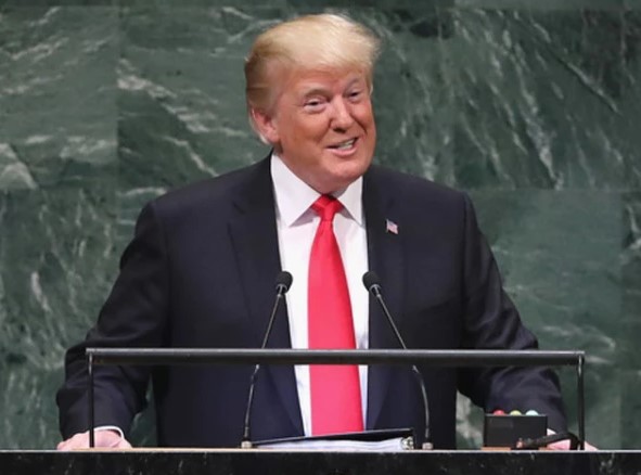 ٹرمپ نے اقوام متحدہ اجلاس میں ایک بار پھر پاک بھارت جنگ بندی کا ذکر چھیڑ دیا