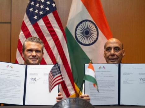امریکا اور بھارت کے درمیان 10 سالہ دفاعی معاہدہ