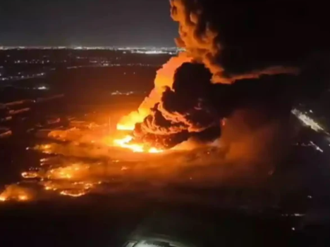 ارجنیٹینا کے صنعتی علاقے میں زور دار دھماکا