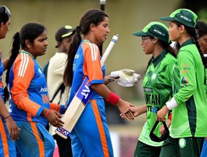 بلائنڈ ویمنز ٹی ٹوئنٹی ورلڈکپ، پاکستانی اور بھارتی کھلاڑیوں نے مثال قائم کردی