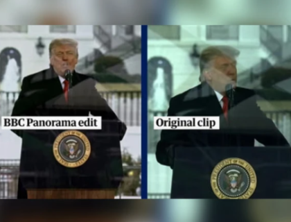 بی بی سی نے ڈونلڈ ٹرمپ کا ایڈٹ شدہ بیان نشر کرنے پر معافی مانگ لی
