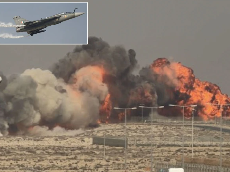 دبئی ایئر شو کے دوران بھارتی جنگی طیارہ گر کر تباہ، پائلٹ ہلاک