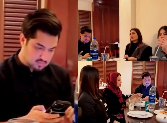 اقرار الحسن کو تینوں بیویوں کے ساتھ ڈنر کرنا مہنگا پڑگیا