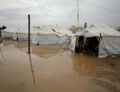 غزہ میں آٹھ ماہ کی بچی سردی سے جاں بحق