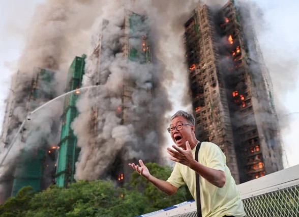 ہانگ کانگ میں خوفناک آگ سے 151 اموات، حکام کی بڑی غفلت سامنے آگئی