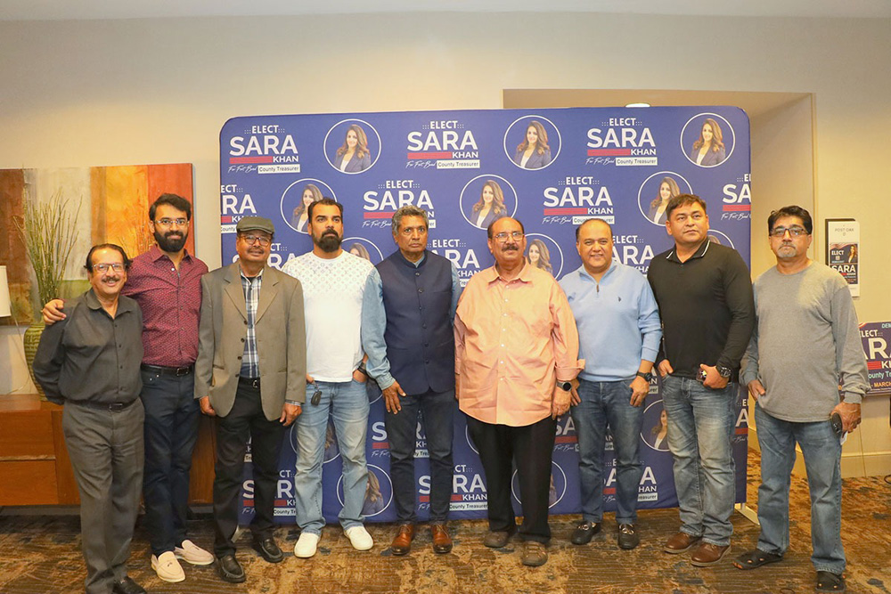 فورٹ بینڈ کائونٹی ٹریژیرکے لئے مضبوط امیدوار سارا خان کی انتخابی مہم کی تصویری جھلکیاں جس میں فورٹ بینڈ کائونٹی کے منتخب نمائندےکمیونٹی رہنمائوں اور کمیونٹی کی بہت بڑی تعداد نے شرکت کی اور اپنی بھرپور حمایت کا یقین دلایا