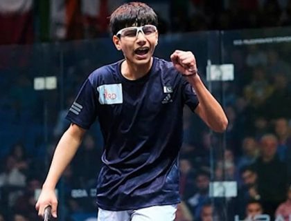 پاکستان کی انڈر 15 اسکواش میں بڑی کامیابی