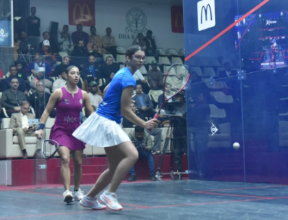 کراچی اوپن انٹرنیشنل اسکواش ٹورنامنٹ 2026 کا ویمن ٹائٹل مصر کی امینہ عرفی نے جیت لیا