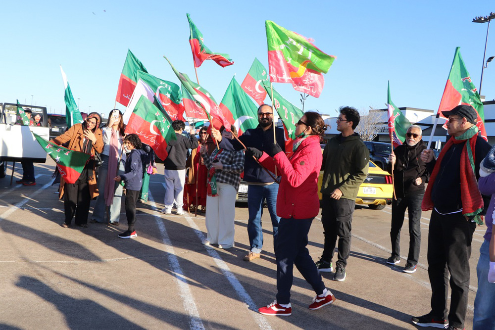 پی ٹی آئی ہیوسٹن کار ریلی کی تصویری جھلکیاں