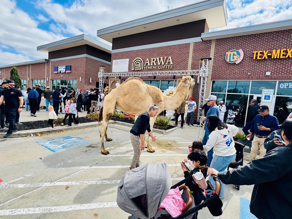 شوگرلینڈ کے معروف بزنس لوکیشن ویسٹ ائیرپورٹ بولیورڈاورFM1464کے سنگم پر اروا یمنی کافی شاپ کا ڈاکٹر سلمان للانی کا افتتاح کررہے ہیں اس موقع پر کمیونٹی رہنمائوں سمیت دیگر افراد نےبھرپور شرکت کی (تصویری جھلکیاں)