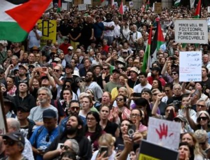 اسرائیلی صدر کا دورہ آسٹریلیا، سڈنی اور میلبورن میں ہزاروں افراد احتجاج کیلئے سڑکوں پر نکل آئے