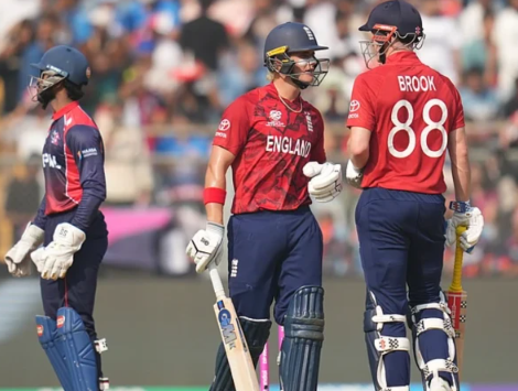 ٹی 20 ورلڈ کپ کے میچ میں انگلینڈ نے نیپال کو 4 رنز سے شکست دے دی