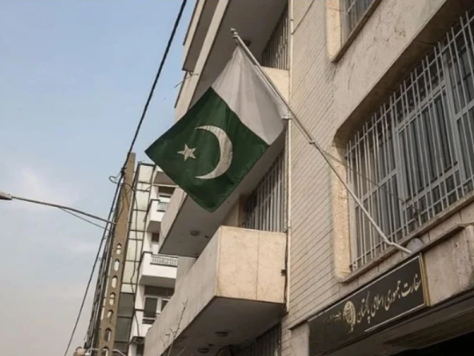 تہران میں پاکستانی سفارتخانے کے قریب بمباری