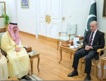 وزیراعظم سے سعودی وزیر خارجہ کی ملاقات