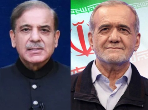 وزیراعظم محمد شہباز شریف اور صدر ایران کے درمیان ٹیلیفونک رابطہ