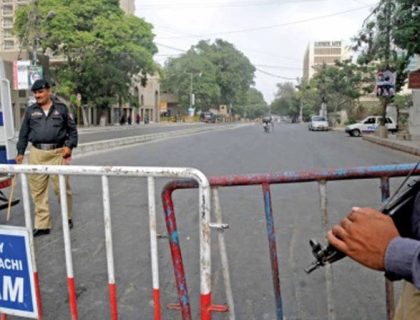 کراچی میں سیکیورٹی خدشات؛ امریکن قونصلیٹ جانے والے تمام راستے بند