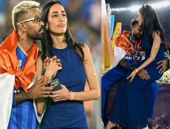 ہاردک پانڈیا ورلڈکپ جیت کر گرل فرینڈ کیساتھ جشن منانے پر مشکل میں پھنس گئے