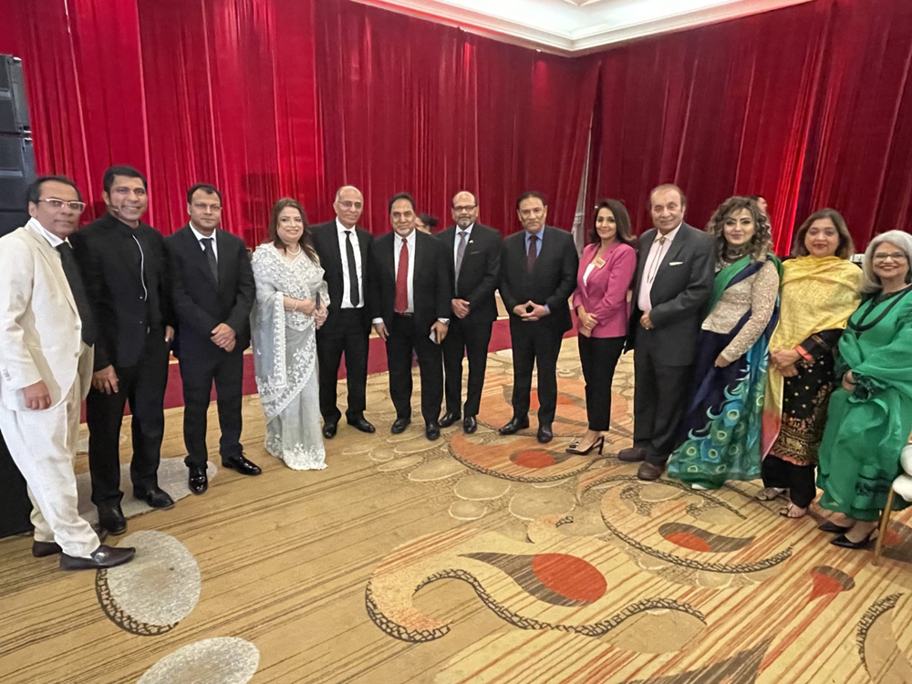 بنگلہ دیش امریکن ایسوسی ایشن نے PAGH کے صدرسراج نارسی اور نائب صدرسارہ خان کو 3 اپریل 2026 کو اپنے گالا میں مدعو کیا۔ ISGH کے صدرعمران غازی اور انڈین مسلم ایسوسی ایشن کے صدر بھی اس موقع پر موجود تھے۔