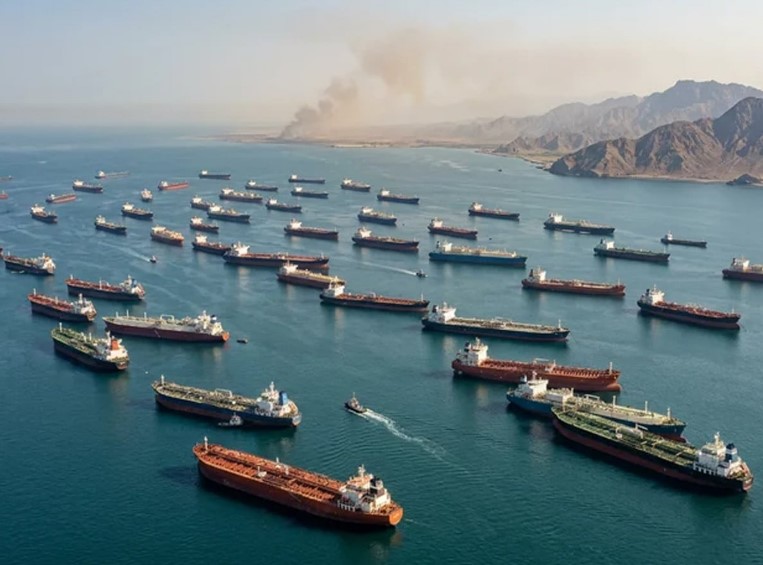امریکی ناکہ بندی کے باوجود 24گھنٹے میں 20 سے زائد جہاز آبنائے ہرمز سے گزرنے میں کامیاب