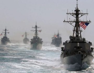 ایرانی بحریہ کی ناکہ بندی کے بعد سے سمندر کوئی جہاز نہیں گزرا؛ امریکا