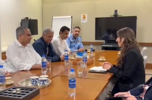 وزیر داخلہ محسن نقوی کی ڈپلومیٹک انکلیو میں امریکی سفارتخانے آمد، امریکی سفیر سے ملاقات