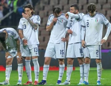 چار مرتبہ کا عالمی چیمپئن اٹلی مسلسل تیسری مرتبہ فیفا ورلڈکپ میں رسائی سے محروم