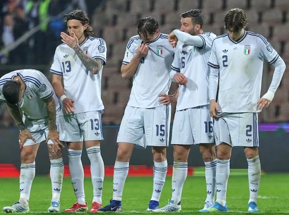 چار مرتبہ کا عالمی چیمپئن اٹلی مسلسل تیسری مرتبہ فیفا ورلڈکپ میں رسائی سے محروم