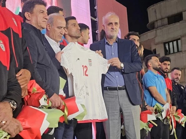 ایران کی فیفا ورلڈکپ 2026 کیلیے کٹ رونمائی کی پروقار تقریب