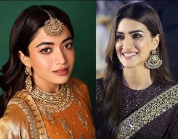 رشمیکا مندانا کو بے قابو ہجوم سے بچانے کےلیے کریتی سینن ڈھال بن گئیں، ویڈیو وائرل