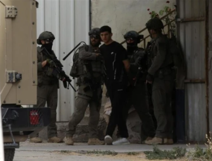 مقبوضہ مغربی کنارے میں اسرائیلی فورسز نے 8 فلسطینیوں کو گرفتار کرلیا