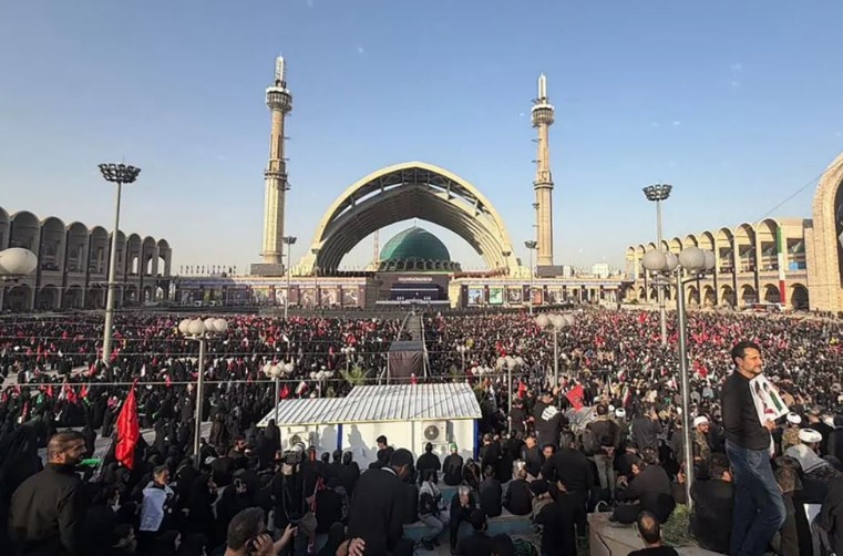 10 کلومیٹر طویل جنازہ جلوس، لاکھوں افراد کی شرکت متوقع، ایران میں ہائی الرٹ