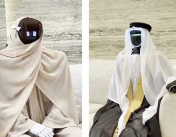 دبئی کے وائرل روبوٹ ’بو سنیدہ‘ نے ’موزہ‘ نامی روبوٹ سے شادی کر لی